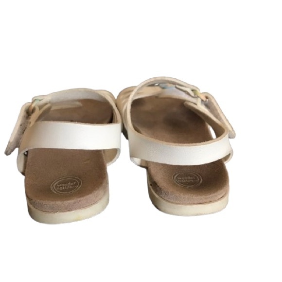 Kids White Sandals - Picture 4 of 5